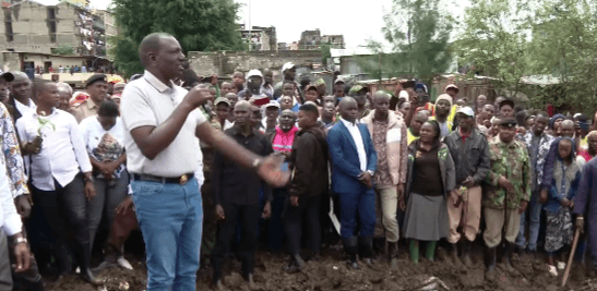 President Ruto promises each Nairobi flood victims home, Sh10,000 for food, rent, and relocation