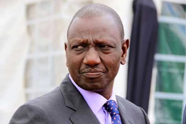 President William Ruto in statehouse