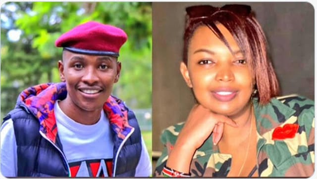 Karen Nyamu and Kikuyu singer Samuel Mucoki, well known as Samidoh photo
