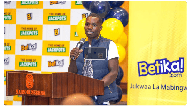 Betika Mega Jackpot’s latest winner, Moses Kiprono, won on February 12, 2023 Betika Mega Jackpot