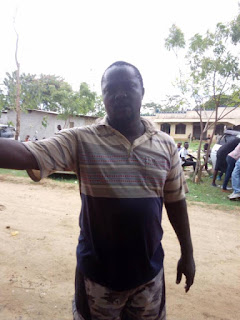 Shadrack Lewa caused a drama at Mtomondoni polling station over rigging claims.