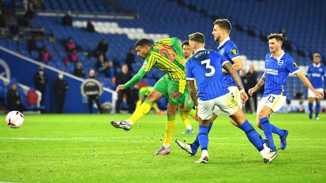 Westbrom Vs Brighton game on K24 tv