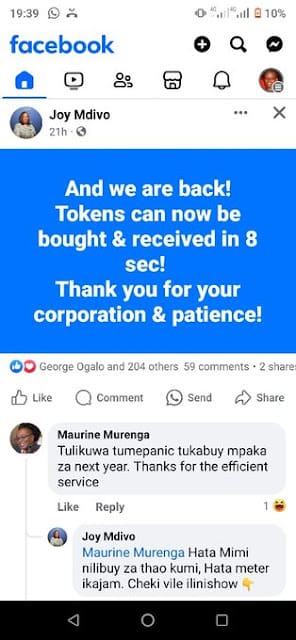 Kenya Power Board Chairperson Joy Mdivo social media Kenya Power Board Chairperson Joy Mdivo social media