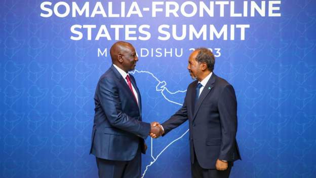 President William Ruto in Mogadishu President William Ruto in Mogadishu