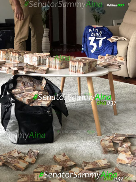 Kakamega tycoon Ssemi Aina flaunts more cash as he salivates for Kakamega Senatorial seat