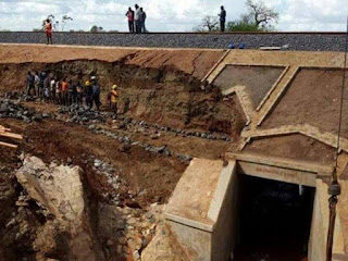 Standard gauge railway(SGR) swept by short rains in Makueni. Is it fake? what will happen to the SGR in the long rains?