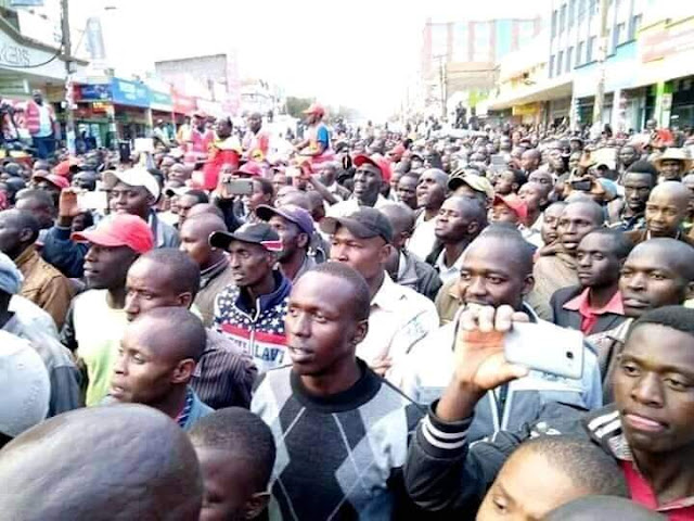 MP Oscar Sudi Eldoret led demonstration applauded by Uasin Gishu and Nandi county leaders