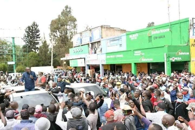 MP Oscar Sudi Eldoret led demonstration applauded by Uasin Gishu and Nandi county leaders