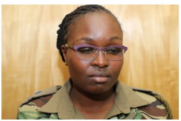 Susan Wambui, an Inspector of Police Susan Wambui, an Inspector of Police