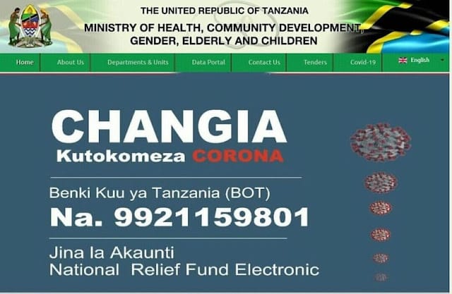 #Tokomezacorona initiative in Tanzania #TokomezaCorona: Tanzania asks well-wishers to donate via Central Bank to help fight Corona