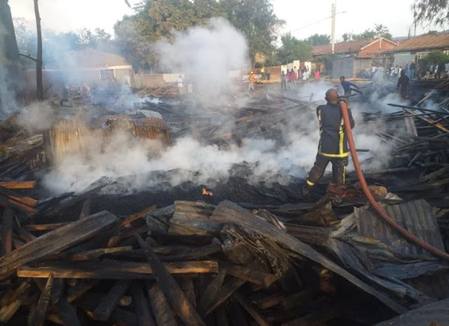 Kondele Twin Timber Yard razed down burning properties worth Millions