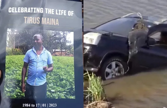 Tirus Maina Gikonyo eulogy reads without wife and children Tirus Maina Gikonyo eulogy reads without wife and children