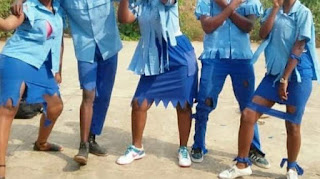 Burundi Students Annoy Their President Pierre Nkurunziza After They Took A Video With Torn Uniforms.
