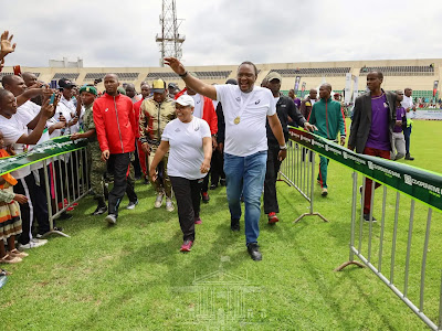 (PHOTOS) Uhuru and Ruto applauds women governance during women’s day celebrations at beyond zero