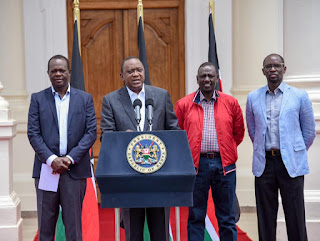 President Uhuru Kenyatta Nominates DP Ruto to lead the Poll process. PHOTO | Courtesy