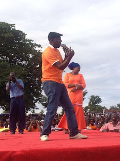 Victor Nyale in an ODM meeting during Madaraka day rally. PHOTO | Courtesy Victor Nyale in an ODM meeting during Madaraka day rally. PHOTO | Courtesy