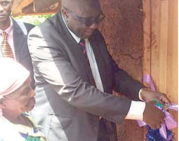 Vihiga governor hands over mud houses worthy 20 million to the residents after completion Vihiga mud houses photos from the governor