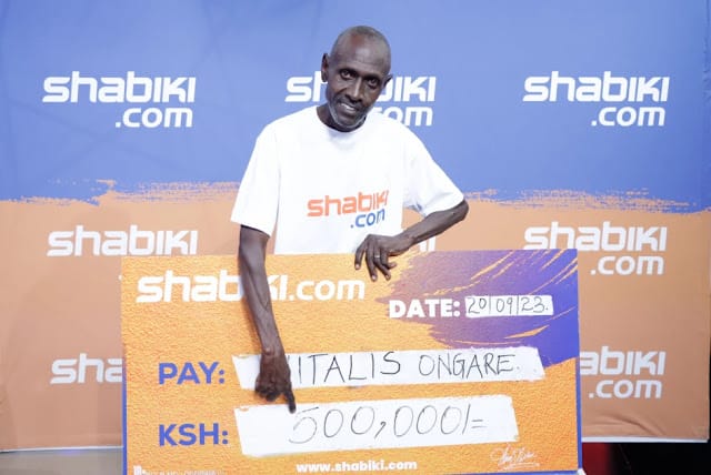 Shabiki jackpot Vitalis Ongare winning jackpot Shabiki jackpot Vitalis Ongare winning jackpot
