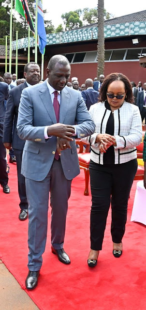 President William ruto with Governor Anne Waiguru President William ruto with Governor Anne Waiguru