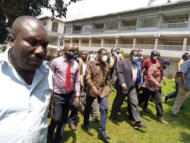 ODM SG Edwin Sifuna chased away at western leaders meeting alleged for being stranger and liar