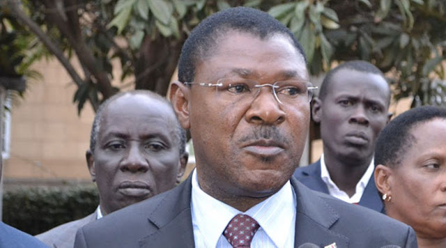 Moses Wetangula blocked in Bungoma by Police photos Moses Wetangula blocked in Bungoma by Police photos