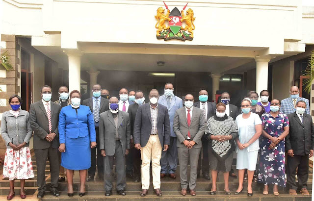 Deputy President William Ruto meeting church elders. 