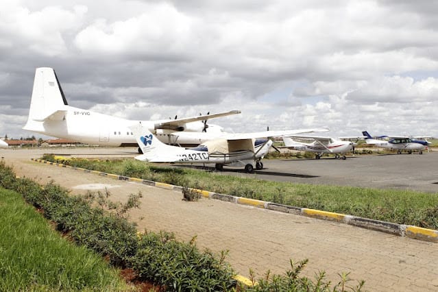 Wilson Airport officials. Wilson Airport officials.