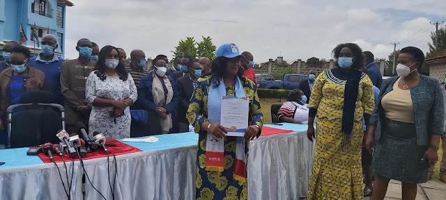 [PHOTOS] Wiper unveils Johnstone Muthama ex-wife Agnes Kavindu for the Machakos senatorial race