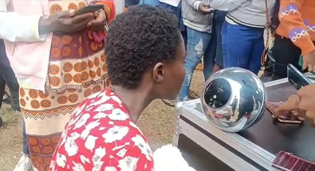 People who scanned eyeballs with Worldcoin ORB received Sh 2000 while suffering eye problems