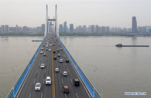 The aerial photo was taken on April 16, 2020. PHOTO | Ke Hao/Xinhua The aerial photo was taken on April 16, 2020. PHOTO | Ke Hao/Xinhua