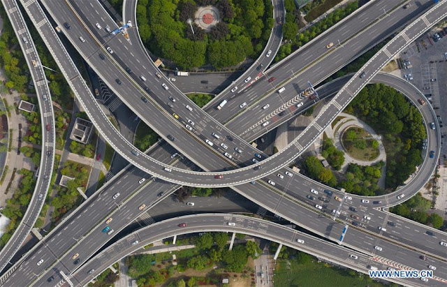 The aerial photo was taken on April 16, 2020. PHOTO | Ke Hao/Xinhua The aerial photo was taken on April 16, 2020. PHOTO | Ke Hao/Xinhua