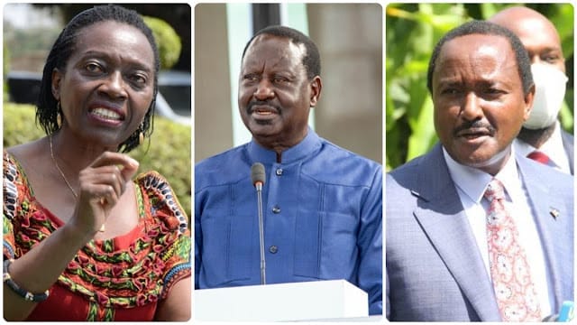 Azimio leaders in one picture Why Baba Is Not the Fifth: Lawyer Saitabao Ole Kanchory exposes how Raila lost the August 2022 elections