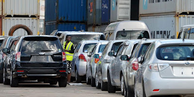 Cheap Cars imported at the KPA. PHOTO | Business daily Cheap Cars imported at the KPA. PHOTO | Business daily