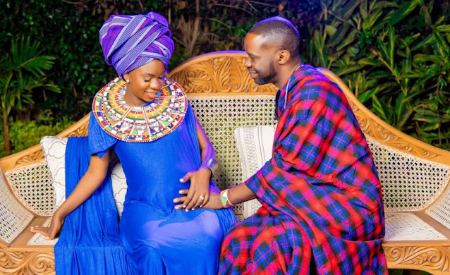 Evelyne Wanjiru Pregnant for her husband Agundabweni after 10 years waiting photo