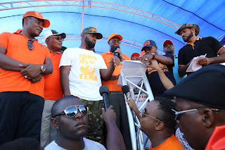 Mombasa Governor Hassan Joho at a press briefing session. PHOTO | Courtesy Mombasa Governor Hassan Joho at a press briefing session. PHOTO | Courtesy