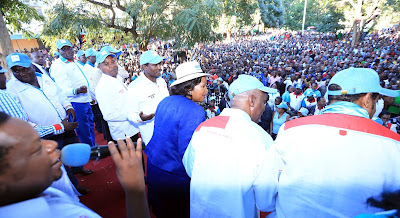 Musyoka and Musila confront each other in Kitui in front of Wetangula in Musilas’ mother burial.