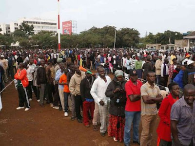 Long lines in the voting places. PHOTO | FILE Long lines in the voting places. PHOTO | FILE