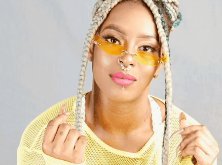 Kibera-based socialite Ms Wambui alias Manzi wa Kibera rate card photo