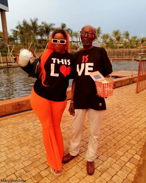 [PHOTOS] He is a Tiger in bed, Manzi Wa Kibera parades her old lover online