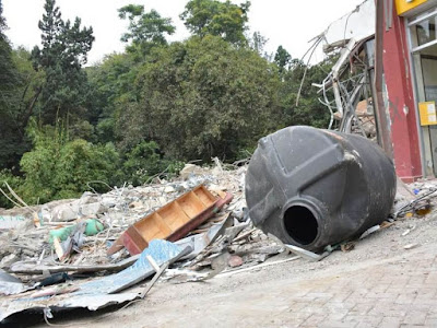 Nairobi houses demolished over River pollution. PHOTO | BARAKA F Nairobi houses demolished over River pollution. PHOTO | BARAKA F