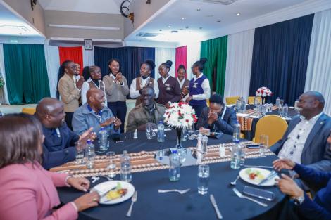 CS Susan Nakhumicha’s message following President Ruto’s birthday cake surprise in Nanyuki