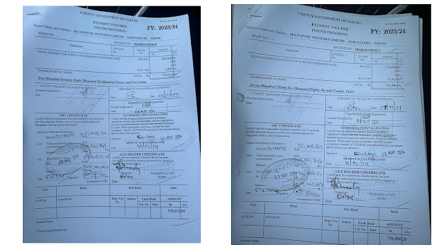 Nakuru County corruption papers Nakuru County corruption papers