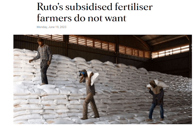 Nation Media Group under siege after ‘Ruto’s subsidised fertiliser farmers do not want’ post
