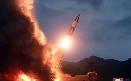 North Korea tests new weapons. PHOTO | AFP North Korea tests new weapons. PHOTO | AFP