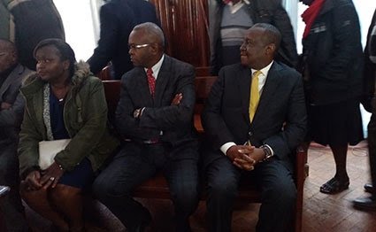 CS and PS of Finance Ministry out on free bail. PHOTO |NMG CS and PS of Finance Ministry out on free bail. PHOTO |NMG