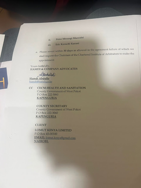 West Pokot county contractors West Pokot county contractors