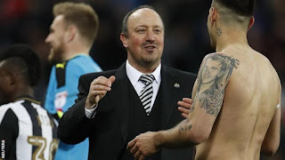 Newcastle promoted to the English premier after 4-1 defeat over Preston.