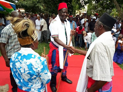 Raila Odinga message to Diplomats and Jubilee Government in Mombasa peoples assembly.