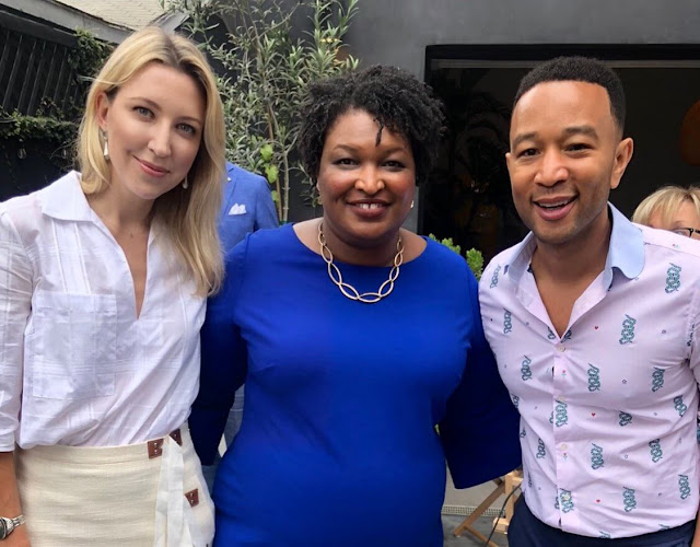 Stacey Abrams applauded Stacey Abrams applauded