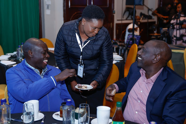 CS Susan Nakhumicha’s message following President Ruto’s birthday cake surprise in Nanyuki